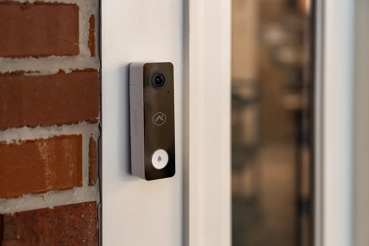 Alarm.com video doorbell installed at the entry of an Anthem, AZ home