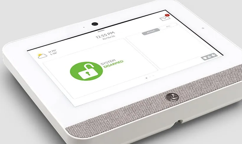 Qolsys IQ Panel 5 wireless security system for a Tempe home